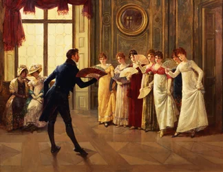 Fächerflirt, 1908